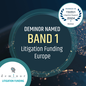 Deminor Litigation Funding Achieves Band 1 Ranking in Chambers & Partners for Litigation Support in Europe