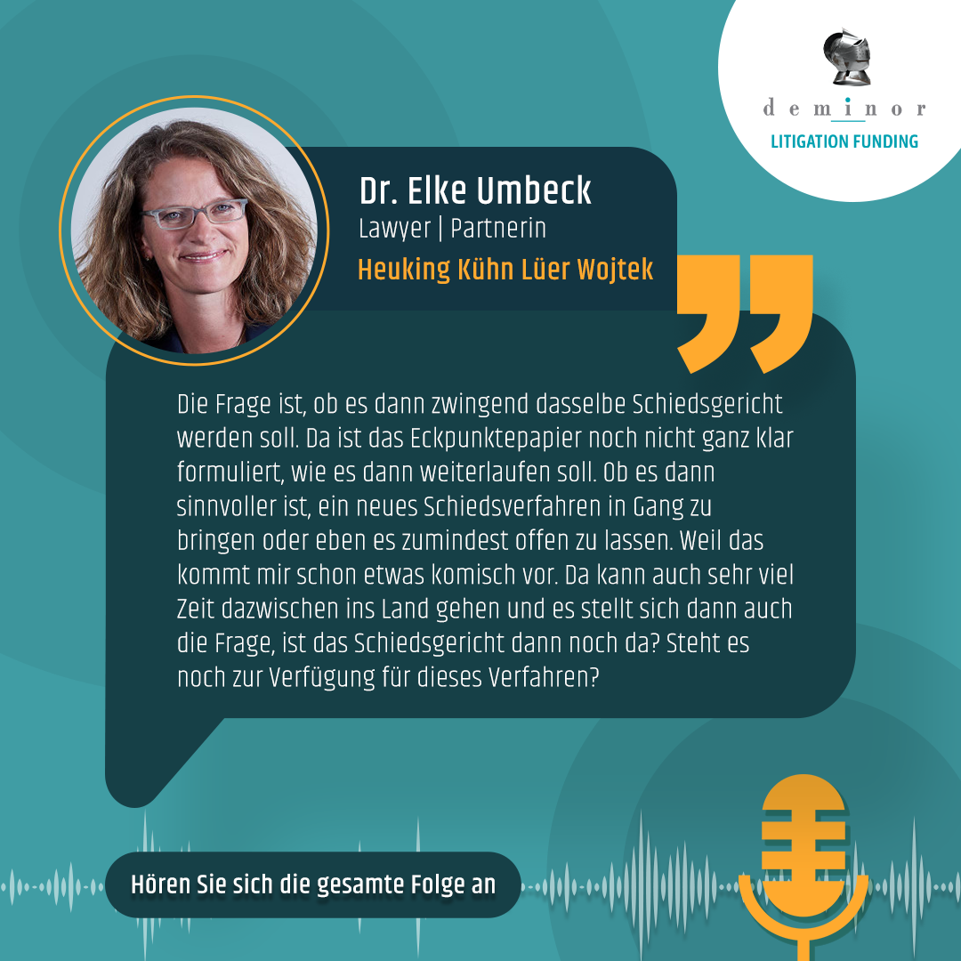 Litigation Funding Podcast Series mit Dr. Malte Stübinger und Dr Elke Umbeck 