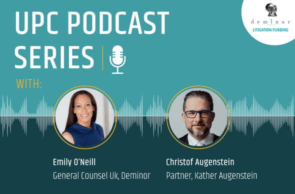 Deminor - UPC Podcast Blog Graphic - Christof Augenstein-1