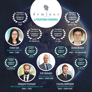 Deminor Strengthens Global Standing with Three Band 1 Chambers Rankings and Expanded Individual Recognition