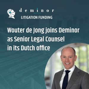 Deminor welcomes Wouter de Jong as it continues to strengthen its Dutch office