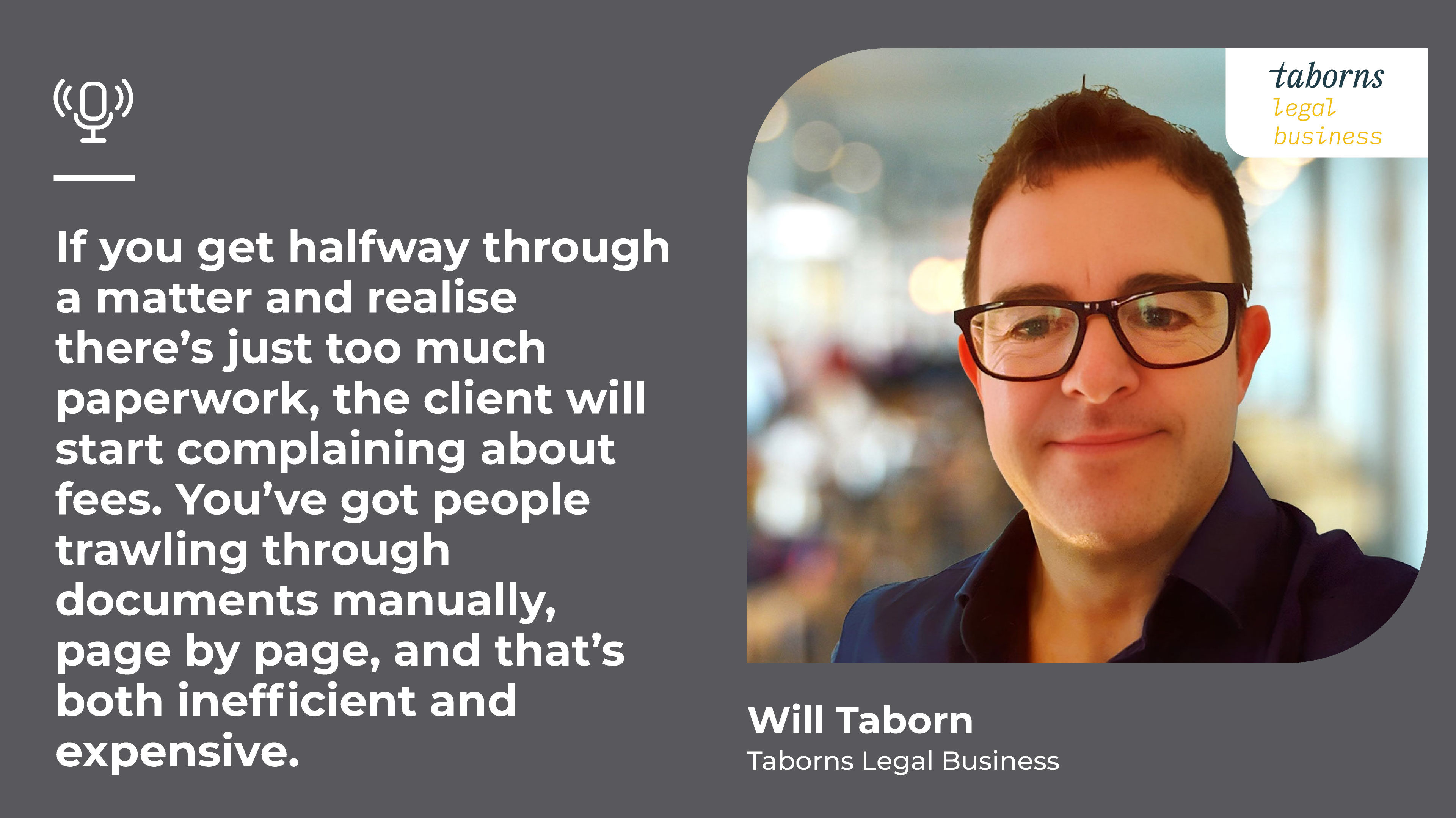 Will Taborn - The Business of Law: Efficiency, Innovation, and Legal Concierge Outsourcing