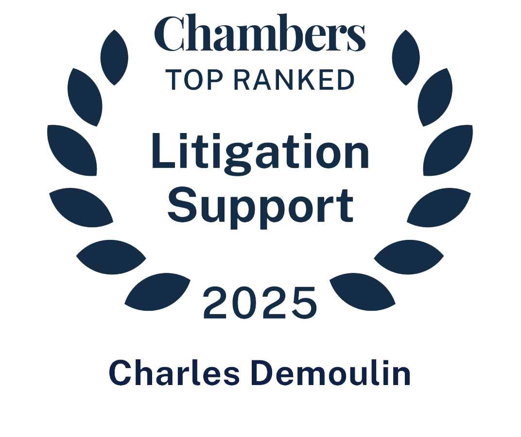 Ranking in Chambers and Partners 2025: Charles Demoulin, Deminor Chief Investment Officer