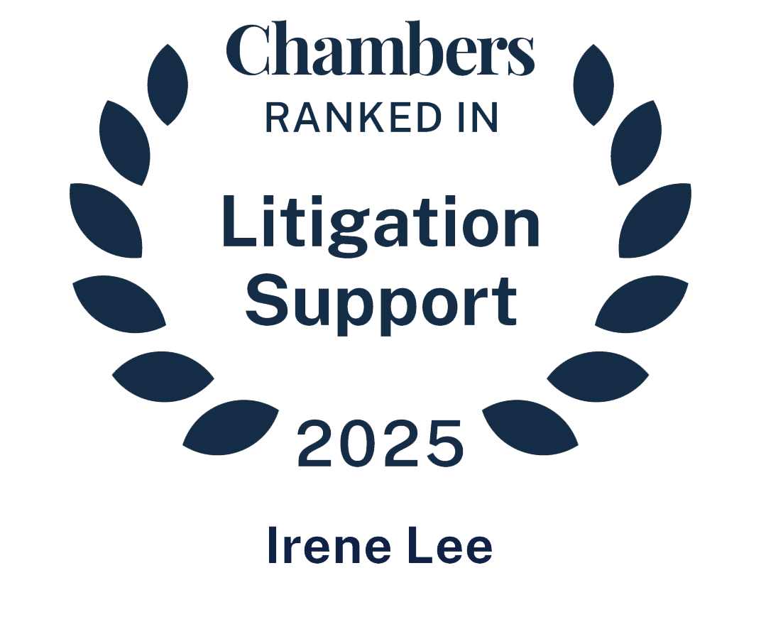 Ranking in Chambers and Partners 2025: Irene Lee, Deminor General Counsel Greater China and South-East Asia