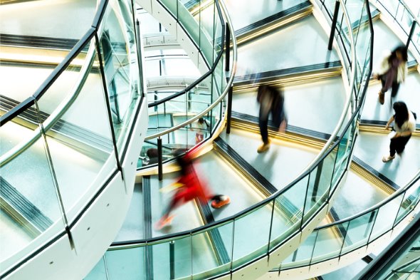 Staircase-rush-picture