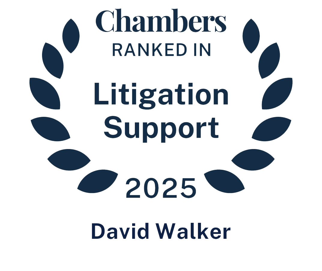 Ranking in Chambers and Partners 2025: David Walker, Deminor General Counsel UK
