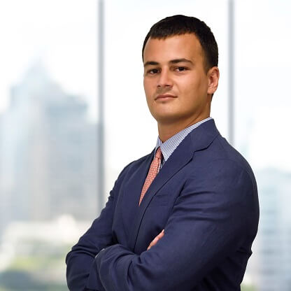 Professional headshot of Giacomo Lorenzo, Senior Legal Counsel at Deminor Litigation Funding